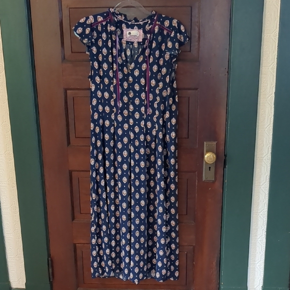Floreat Pants - Anthropologie Floreat Wide Leg Block Print Jumpsuit